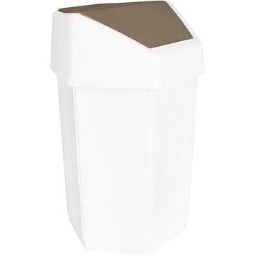 Gastro Odpadkový koš plastový 50 l, bílý, se sklopným víkem (229929218)