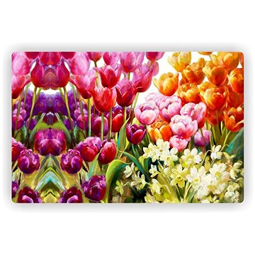 GOBA Prostírání plastové barevné tulipány - 1000657 (1000657)
