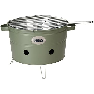 H&L Přenosný gril Bucket o 34,5cm, zelený (A559-00-00)