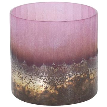 H&L Svícen Gold na čajovou svíčku, růžová (A306-RU-00)