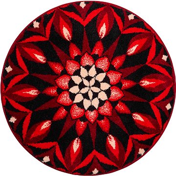 GRUND POZNÁNÍ Mandala kruhová o 80 cm, červená (M2673-043001007)