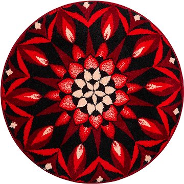 GRUND POZNÁNÍ Mandala kruhová o 100 cm, červená (M2673-045001007)