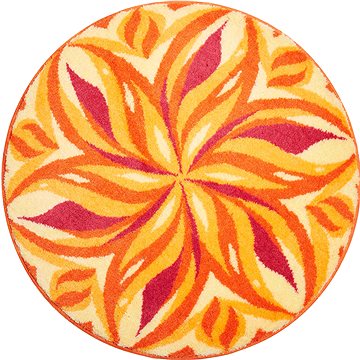 GRUND TANČÍCÍ OBLOHA Mandala kruhová o 60 cm, oranžová (M2671-042001230)