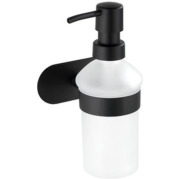 WENKO BEZ VRTÁNÍ TurboLoc OREA BLACK - Dávkovač mýdla, černý (Z24291100)