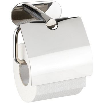 WENKO BEZ VRTÁNÍ TurboLoc OREA SHINE - Držák WC papíru, kovově lesklý (z24286100)