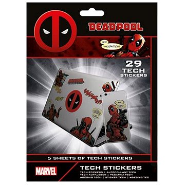 Marvel - Deadpool Merc With A Mouth - samolepky na elektroniku (29ks) (5050293474083)