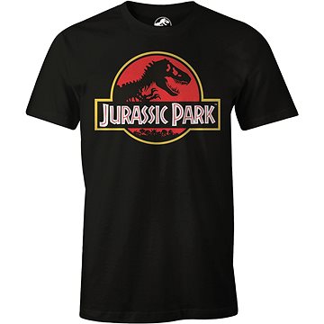 Jurassic Park: Classic Logo - tričko S (3664794010897)