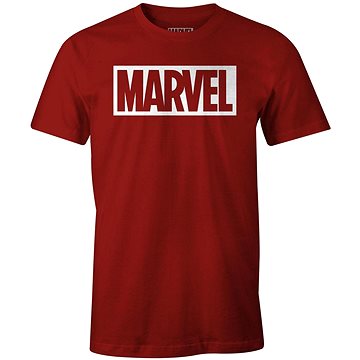 Marvel - Red Classic Logo - tričko L (3664794277887)