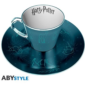 Harry Potter - Patronus - porcelánový hrnek s podšálkem (5028486482368)