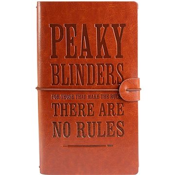 Peaky Blinders - There Are No Rules - cestovní zápisník (8435497269944)