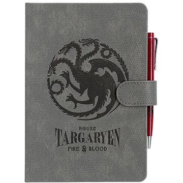 House of the Dragon - Targaryen - zápisník s propiskou (8435497272876)