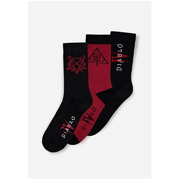 Diablo IV - Hell - 3x ponožky (39-42) (8718526156782)
