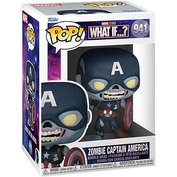 Funko POP! Marvel What If S2 - Zombie Captain America (889698573757)