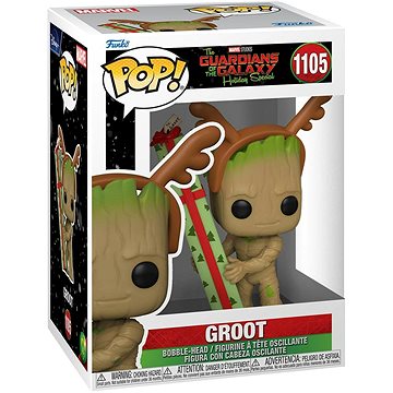 Funko POP! GOTG Holiday Special - Groot (Bobble-head) (889698643320)