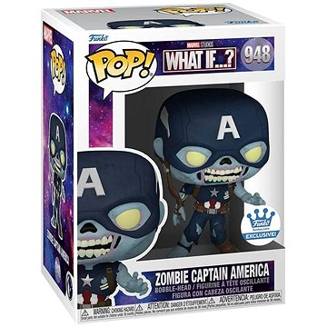 Funko POP! What if…? - Zombie Captain America (Bobble-head) (889698582544)