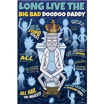 Rick & Morty - Doodoo Daddy - plakát (8435497251642)