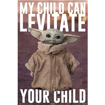 Star wars - Hvězdné války Tv Seriál The Mandalorian - Baby Yoda - plakát (8435497247744)