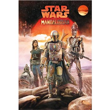 Star wars - Hvězdné války Tv Seriál The Mandalorian - Crew - plakát (8435497232665)