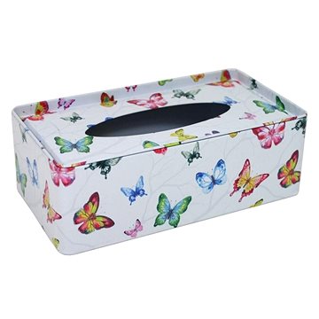 Plechová krabička na tissue Motýli (2000094)