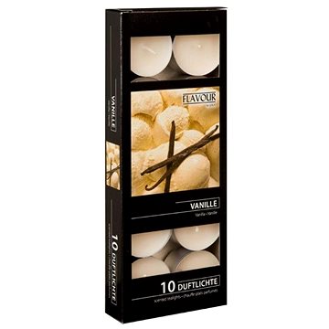 Svíčky vonné čajové 10 ks Vanilka (9000150)
