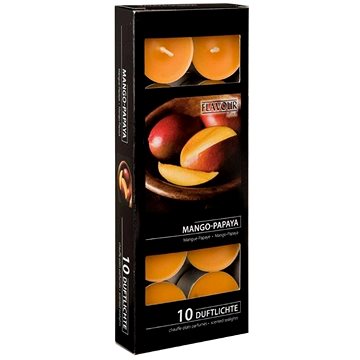 Svíčky vonné čajové 10 ks Mango-papaja (9000167)