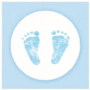 Goba ubrousky Baby steps modré (3400038)