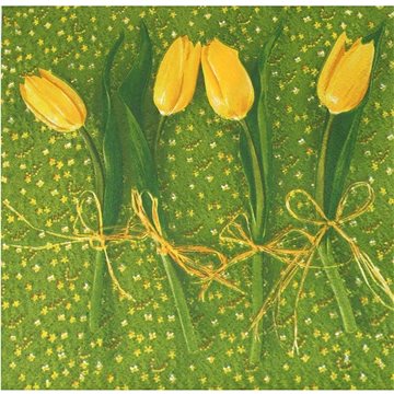Goba ubrousky Žluté tulipány (3400388)