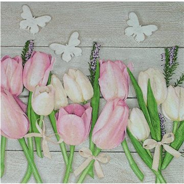 Goba ubrousky Jarní tulipány (3400396)