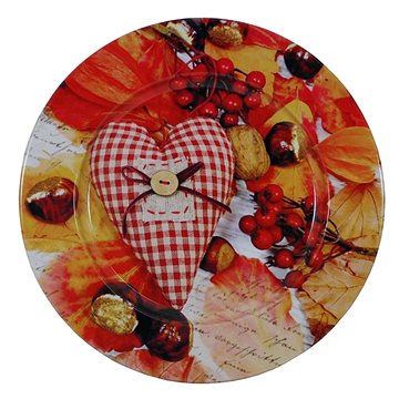 Goba Talíř dekorační Podzimní srdce 33 cm (2000157)