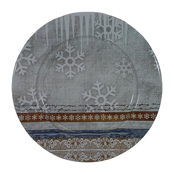 Goba Talíř dekorační Zima 33 cm (2000168)
