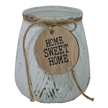 GOBA skleněný malý Home Sweet Home bílý (9306046)