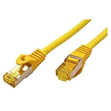 OEM S/FTP patchkabel Cat 7, s konektory RJ45, LSOH, 0.25m, žlutý (21.92.2112)