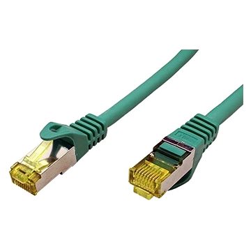 OEM S/FTP patchkabel Cat 7, s konektory RJ45, LSOH, 2m, zelený (21.92.2143)