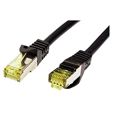 OEM S/FTP patchkabel Cat 7, s konektory RJ45, LSOH, 2m, černý (21.92.2145)
