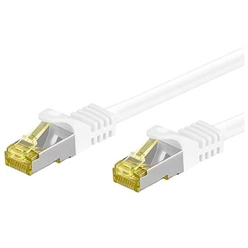 OEM S/FTP patchkabel Cat 7, s konektory RJ45, LSOH, 10m, bílý (21.92.2186)