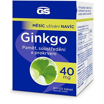 GS Ginkgo 40 + Gotu kola tbl. 80+40 (3206597)