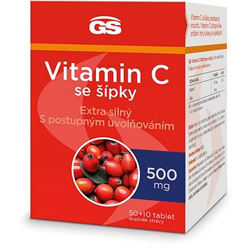 GS Vitamin C500 + šípky tbl. 50+10 2016 (3272177)