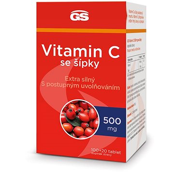 GS Vitamin C500 + šípky tbl. 100+20 2016 (3272169)