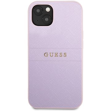 Guess PU Leather Saffiano kryt pro Apple iPhone 13 mini Purple (GUHCP13SPSASBPU)