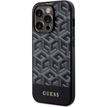 Guess PU G Cube MagSafe Kompatibilní Zadní Kryt pro iPhone 13 Pro Black (GUHMP13LHGCFSEK)