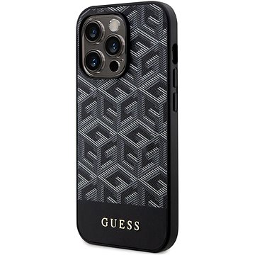 Guess PU G Cube MagSafe Kompatibilní Zadní Kryt pro iPhone 14 Pro Black (GUHMP14LHGCFSEK)