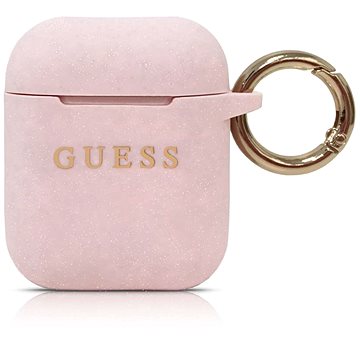 Guess Silikonový Kryt pro Airpods Pink (3700740463802)