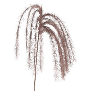 H&L Dekorativní peří Feather 130 cm, šedohnědé (A473-00-00)