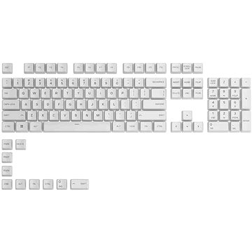 Glorious PC Gaming Race GPBT Keycaps - 114 PBT, ANSI, US-Layout, Arctic White