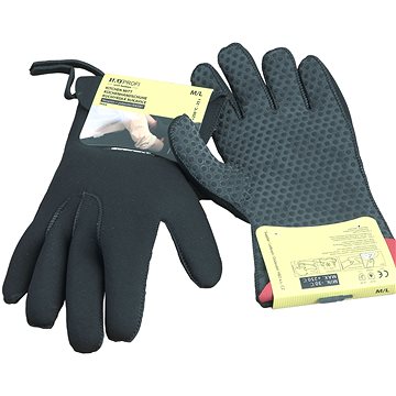 H&D Kuchyňská rukavice levá, černá, 28x16 cm (B40080_CE1_XL/XXL)
