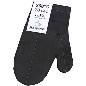 H&D Kuchyňská rukavice, levá, černá, 30x19 cm (B14720_CE1)