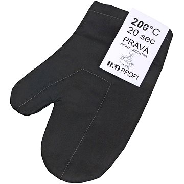 H&D Kuchyňská rukavice, pravá, černá, 30x19 cm (B14721_CE1)