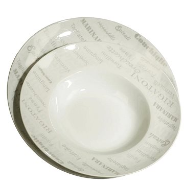 HD Home Design talíř z porcelánu na těstoviny 30 x 30 x 6 cm (A02200_VSE)