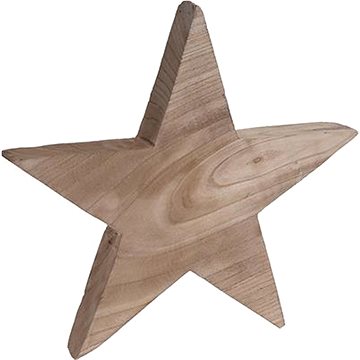 H&L Dřevěná dekorace Star, 38cm (A213-00-00)