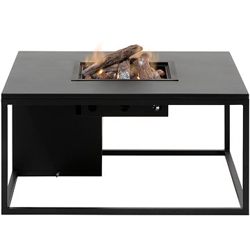 COSI Stůl s plynovým ohništěm - Cosiloft 100 černý rám/černá deska (5980980)